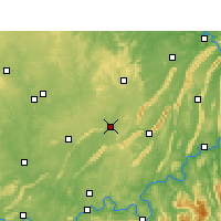 Nearby Forecast Locations - Rongchang - Mapa