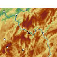 Nearby Forecast Locations - Wulong - Mapa