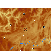 Nearby Forecast Locations - Zunyi - Mapa