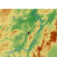Nearby Forecast Locations - Huaihua - Mapa