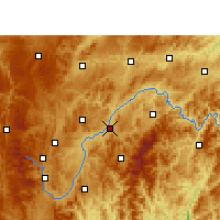 Nearby Forecast Locations - Kaili - Mapa