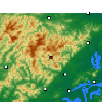 Nearby Forecast Locations - Yuexi/ANH - Mapa