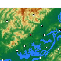 Nearby Forecast Locations - Taihu - Mapa
