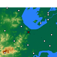 Nearby Forecast Locations - Huchou - Mapa