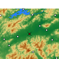 Nearby Forecast Locations - Longyou - Mapa