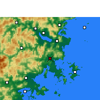 Nearby Forecast Locations - Fuqing - Mapa