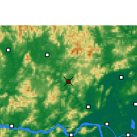Nearby Forecast Locations - Guangning - Mapa