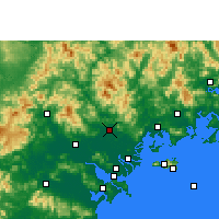 Nearby Forecast Locations - Chaozhou - Mapa