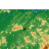 Nearby Forecast Locations - Rong Xian/GXA - Mapa