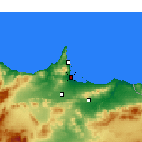 Nearby Forecast Locations - Al Aaroui - Mapa