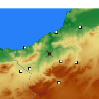Nearby Forecast Locations - Tremecém - Mapa