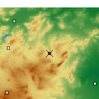 Nearby Forecast Locations - Siliana - Mapa