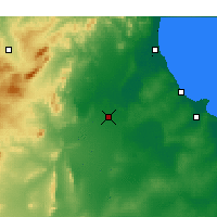 Nearby Forecast Locations - Cairuão - Mapa