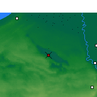 Nearby Forecast Locations - Uádi Natrum - Mapa