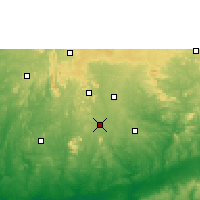 Nearby Forecast Locations - Acurê - Mapa