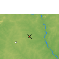 Nearby Forecast Locations - Uagadugu - Mapa