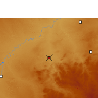 Nearby Forecast Locations - Lephalale - Mapa