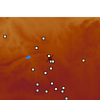 Nearby Forecast Locations - Pretória - Mapa