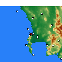 Nearby Forecast Locations - Baía da Mesa - Mapa