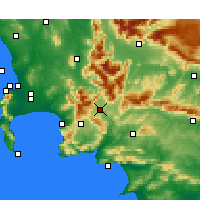 Nearby Forecast Locations - Vyeboom - Mapa