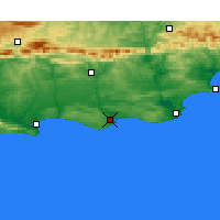 Nearby Forecast Locations - Stilbaai - Mapa
