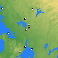 Nearby Forecast Locations - Distrito Municipal de Muskoka - Mapa