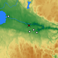 Nearby Forecast Locations - Jonquière - Mapa