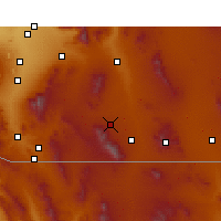 Nearby Forecast Locations - Fort Huachuca - Mapa