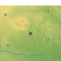 Nearby Forecast Locations - Fort Sill - Mapa