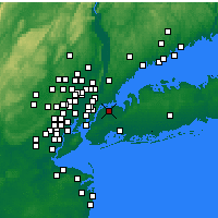 Nearby Forecast Locations - Nova Iorque - Mapa