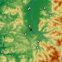Nearby Forecast Locations - Eugene - Mapa