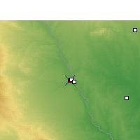 Nearby Forecast Locations - Piedras Negras - Mapa