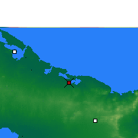 Nearby Forecast Locations - Puerto Padre - Mapa