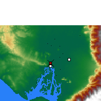 Nearby Forecast Locations - Guaiaquil - Mapa