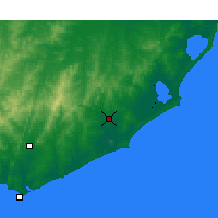 Nearby Forecast Locations - Rocha - Mapa