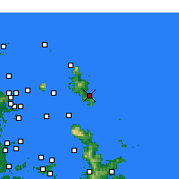 Nearby Forecast Locations - Ilha Great Barrier - Mapa