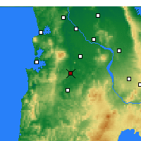 Nearby Forecast Locations - Ōtorohanga - Mapa