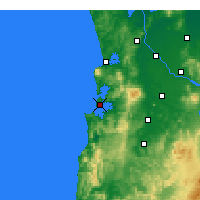 Nearby Forecast Locations - Kawhia Harbour - Mapa