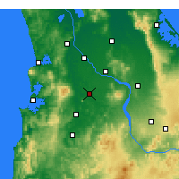 Nearby Forecast Locations - Te Awamutu - Mapa