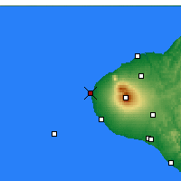 Nearby Forecast Locations - Cape Egmont - Mapa