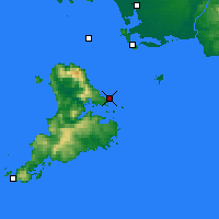 Nearby Forecast Locations - Halfmoon Bay - Mapa