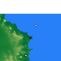 Nearby Forecast Locations - Cape Flattery - Mapa
