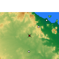Nearby Forecast Locations - Lihou Reef Lighthouse - Mapa