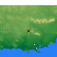 Nearby Forecast Locations - Mount Barker - Mapa