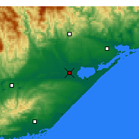 Nearby Forecast Locations - East Sale - Mapa