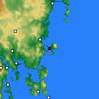 Nearby Forecast Locations - Ilha Maria - Mapa