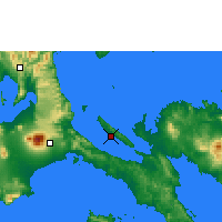 Nearby Forecast Locations - Ilha Alabat Aeroporto - Mapa