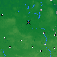 Nearby Forecast Locations - Lübben - Mapa