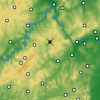 Nearby Forecast Locations - Simmern - Mapa