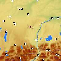 Nearby Forecast Locations - Ebersberg - Mapa